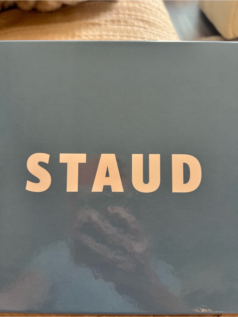 STAUD Gold Sloane Heel